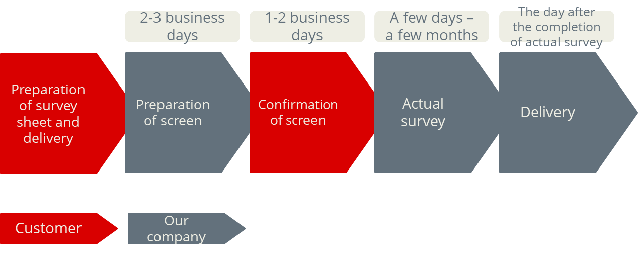 Flow of research and schedule