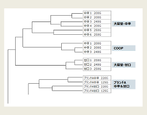 Image of output of subcategory classification by SCI concurrent cluster