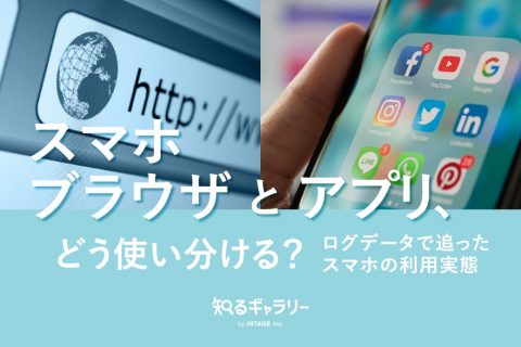 スマホブラウザとアプリ、どう使い分ける？ログデータで追ったスマホの利用実態