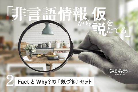 非言語情報から仮説をたてる〈2〉　FactとWhy?の『気づき』セット