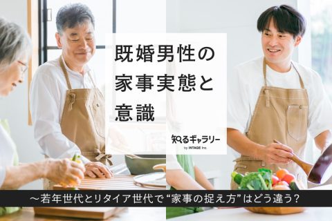 既婚男性の家事実態と意識