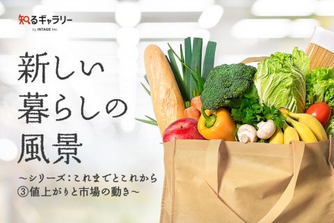 新しい暮らしの風景 ～ シリーズ：これまでとこれから ③値上がりと市場の動き ～