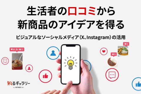 生活者の口コミから新商品のアイデアを得る ～ビジュアルなソーシャルメディア（X、Instagram）の活用～