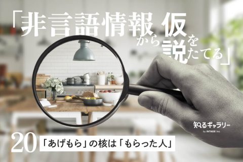 非言語情報から仮説をたてる〈20〉「あげもら」の核は「もらった人」