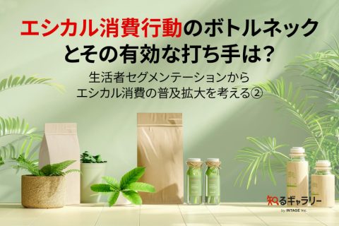 エシカル消費行動のボトルネックとその有効な打ち手は？~生活者セグメンテーションからエシカル消費の普及拡大を考える②