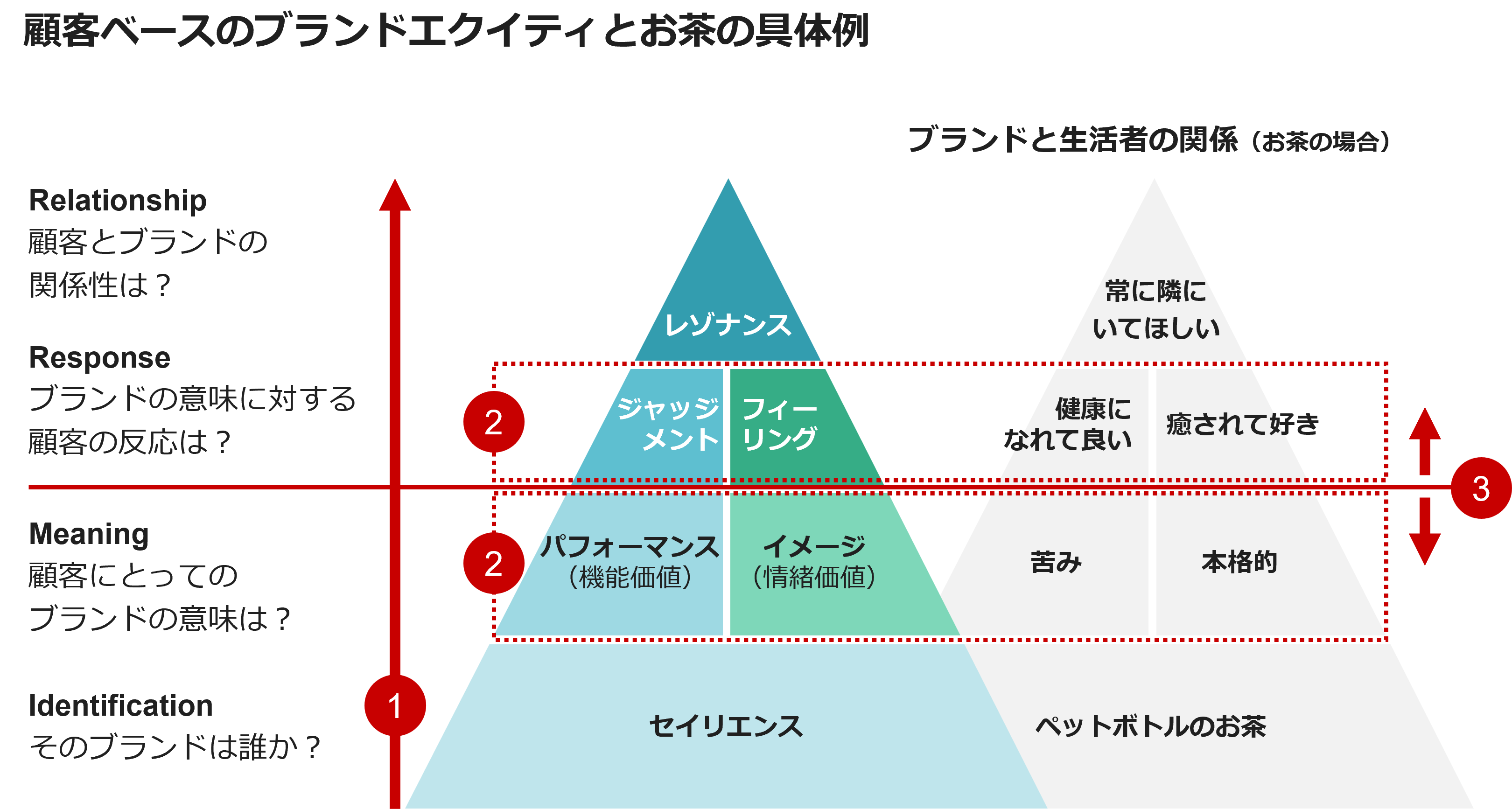 顧客ベースのブランドエクイティとお茶の具体例