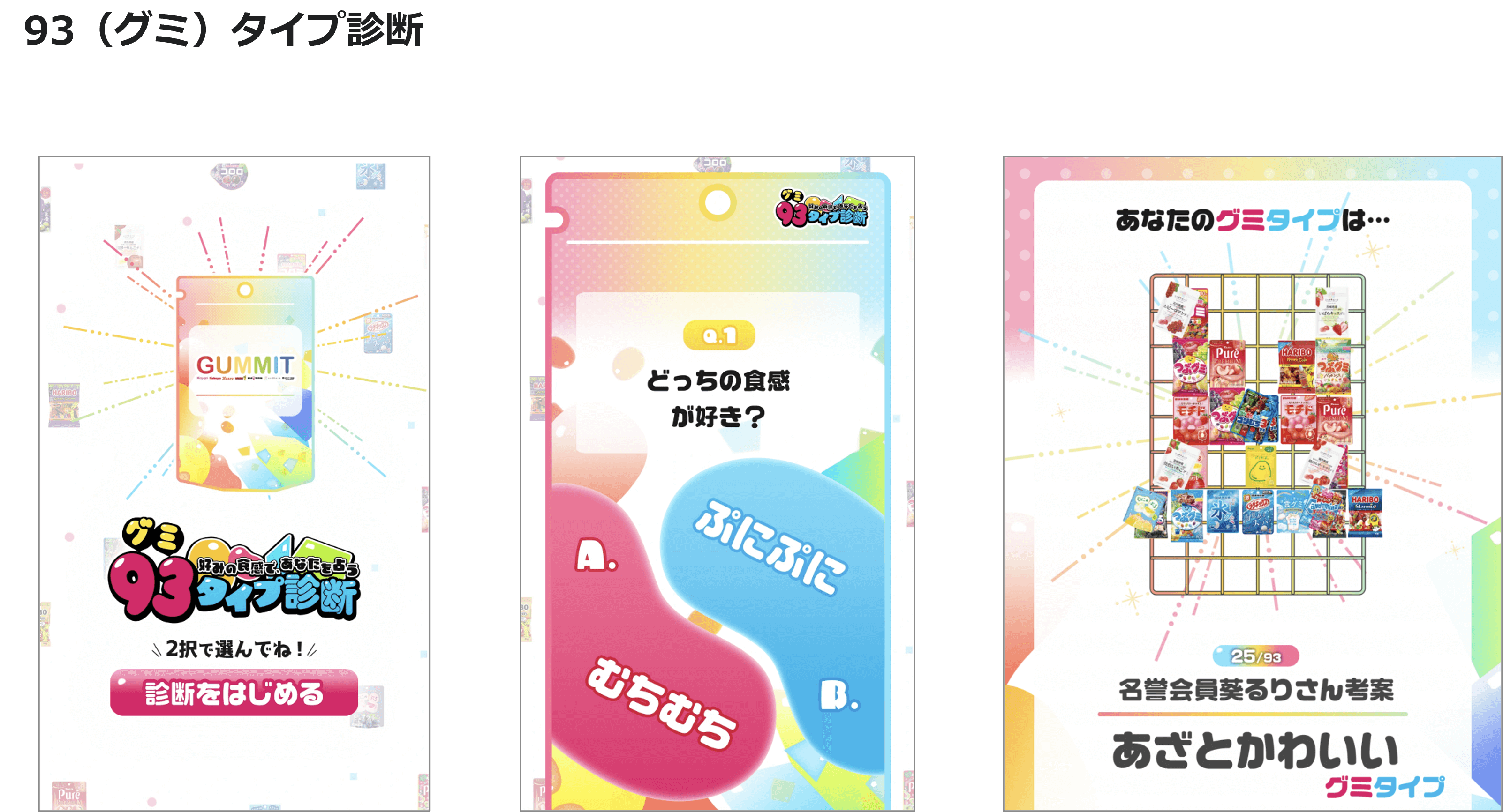 93(グミ)タイプ診断