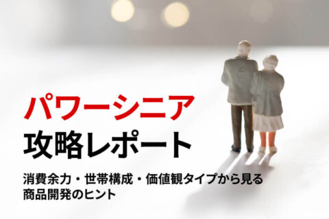 パワーシニア攻略レポート　消費余力・世帯構成・価値観タイプから見る商品開発のヒント