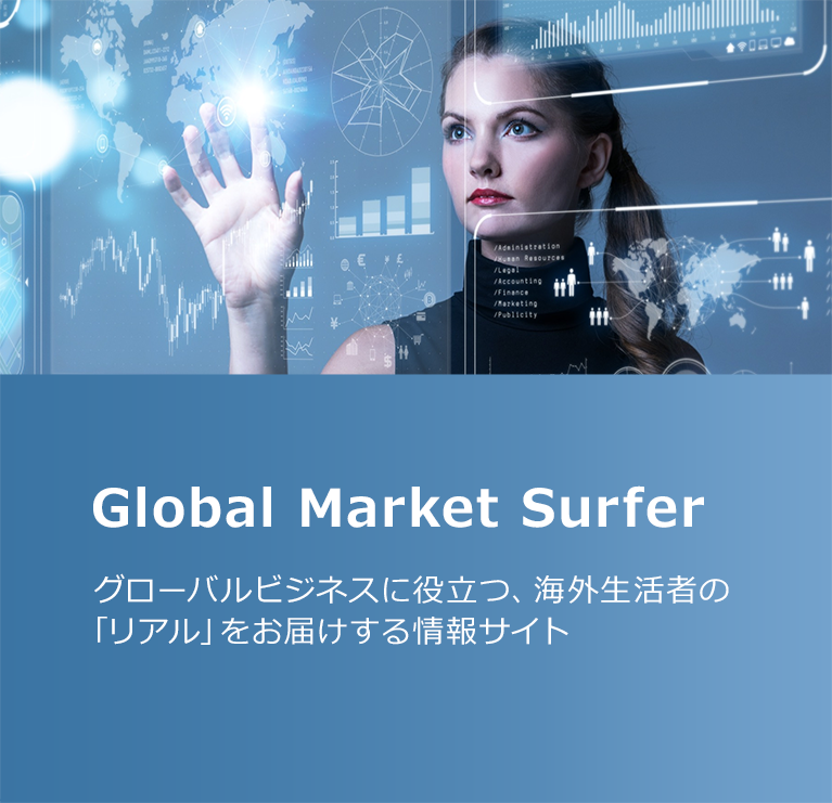 Global Market Surfer グローバルビジネスに役立つ、海外生活者の「リアル」をお届けする情報サイト